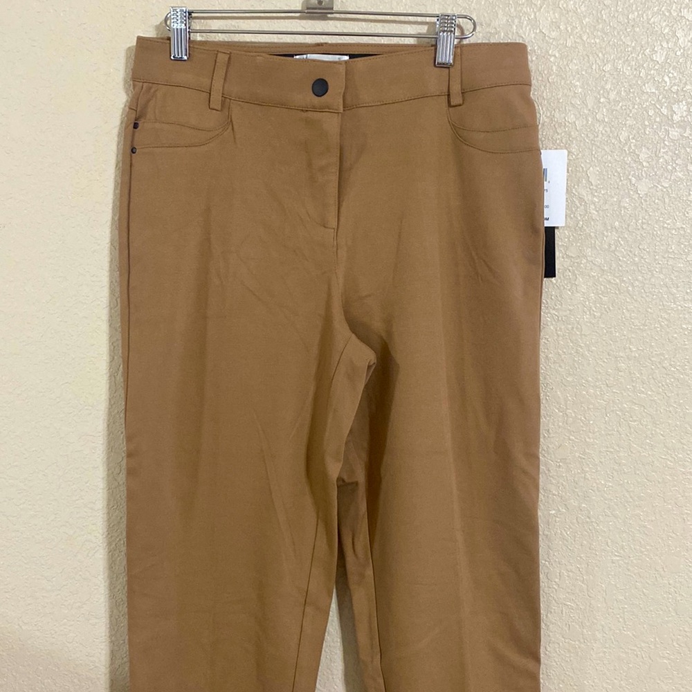 NWT 89th Madison camel pants for women size 10